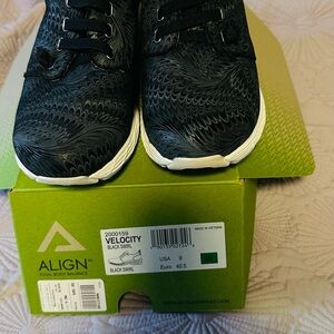 Align Black Swirl Sneakers